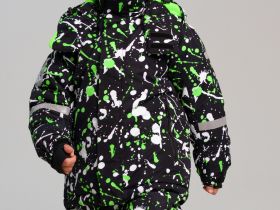 Комплект текстильный с полиуретановым покрытием для мальчиков: куртка, полукомбинезон