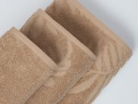 Полотенце махровое Тропико/Tropico, бежевое