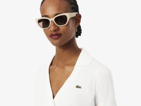 Женское хлопковое поло Lacoste