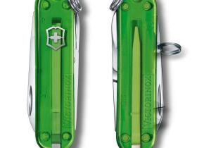 Нож перочинный Victorinox Classic SD Colors, Green Tea, прозрачный зеленый, 7 функций, 58 мм