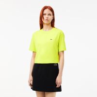 Женская футболка Lacoste свободного кроя из мягкого хлопка