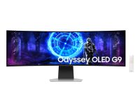 Монитор 49" Samsung Odyssey OLED G9 G95SD S49DG952SI silver, Curved OLED 32:9 5120*1440, 240Hz 0,03ms 250cd 1M:1 178/178 1,07B DP; HDMI; Micro HDMI US