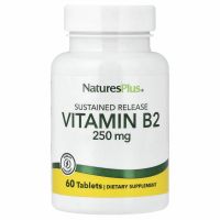 NaturesPlus, Витамин B-2, 250 мг, 60 таблеток