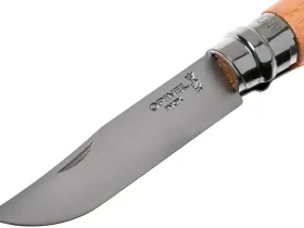 Складной нож Opinel №8, нержавеющая сталь, рукоять из бука, блистер
