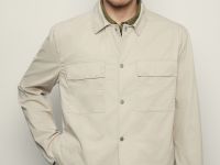 Ветровка из хлопка с нагрудными карманами