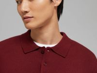 Джемпер-поло с шерстью