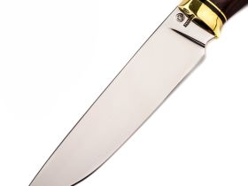 Шкуросъёмный нож Таран, сталь 110х18, рукоять граб