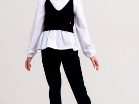 Жилет трикотажный для девочек