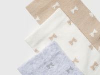 Носки для девочек, 3 пары, Мультицвет