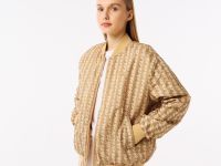 Женская стёганая двухсторонняя куртка Lacoste