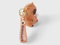 Коричневый брелок-антистресс «Капибара» Глория Джинс