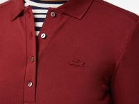 Женское поло Lacoste Slim Fit из эластичного хлопка