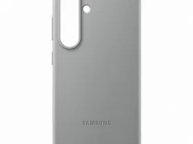 Чехол-накладка Kindsuit Case MagSafe для Samsung S25 искусственная кожа (серый)