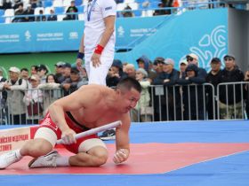 Стали известны победители соревнований по мас-рестлингу и борьбе корэш на Сабантуе