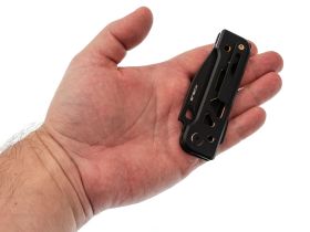 Складной нож WE Knife Tyro, сталь CPM 20CV, рукоять титан, черный