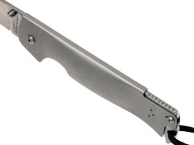Нож складной Cold Steel Pocket Bushman, сталь 4116, рукоять нержавеющая сталь, серебристый