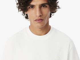 Мужская футболка Lacoste из текстурированного хлопка