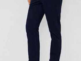 Базовые брюки-чиносы из твила, Синий