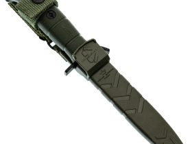 Тактический нож Kizlyar Supreme Combat SW, сталь AUS-10Co, рукоять Kraton, оливковый