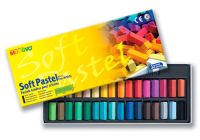 Набор сухой пастели Mungyo "Soft pastel" 32 цв, мягкая, квадратная, 1/2 длины, в картонной коробке