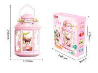 HK118 Конструктор Розовый фонарь