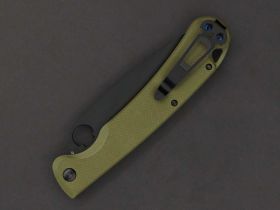 Cкладной нож Daggerr Sting XL, olive DLC, сталь D2, рукоять G10