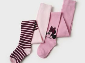 Колготки трикотажные для девочек, 2 пары в комплекте