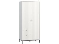 Распашной шкаф Трейвис 2-93x205 Белый