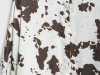 Блузка с анималистичным принтом, Оранжевый