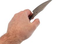 Нож Barmaley Knives Баньши S, сталь AUS-10Co, красный