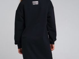 Платье из футера