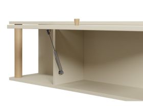 Полка Дикинс 120x35 Светло-бежевый