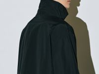 Лёгкая куртка с воротником-стойкой, Черный