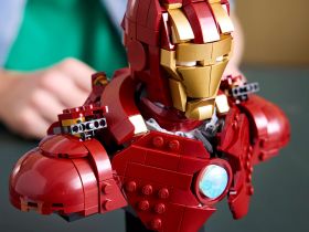 Super Heroes 76327 Конструктор Бюст Железного человека MK4
