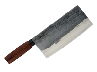 Кухонный нож топорик для мяса Tuotown 19 см, сталь Aus 10, рукоять венге