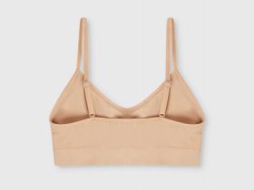 Базовый топ с вкладышами, Бежевый