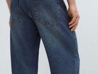 Свободные джинсы Боу, Синий