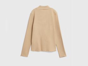 Лонгслив для девочек, Бежевый