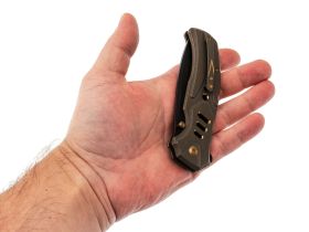 Складной нож WE Knife Zentron, сталь M390, рукоять титан