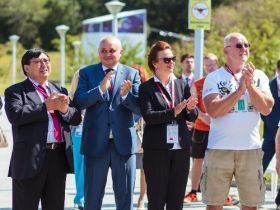 Поздравление президента Международной федерации мас-рестлинга