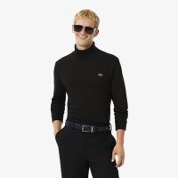 Мужской лонгслив Lacoste с высоким воротом из органического хлопка