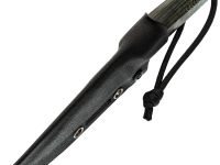 Нож Pocket Wolf Мини Тактик, сталь K340, рукоять микарта, зеленый