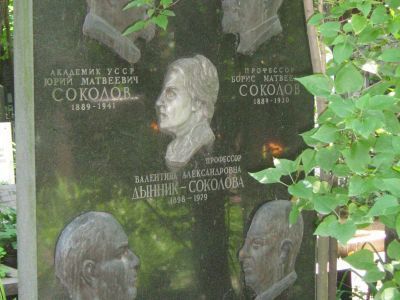 Могила Соколова Юрия Матвеевича (1889-1941)