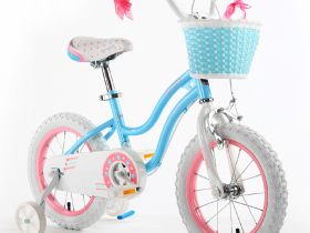 Детский велосипед Royal Baby Stargirl 12, год 2024, цвет Голубой