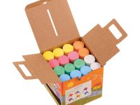 Мелки цветные для асфальта Мульти-Пульти 16 шт., 6 цв., круглые, картонная коробка