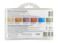 Набор акварели "Белые Ночи" Палитра Петербурга, 6 туб x10 мл, пластиковый коррекс