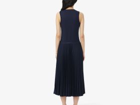 Платье Lacoste стандартного кроя с длинными рукавами и поясом