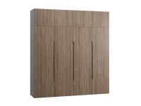 Распашной шкаф Ренар 4.1-240x260 Орех Карини