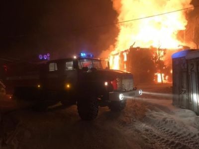 Частный дом поврежден огнем в Сунтарском районе Якутии