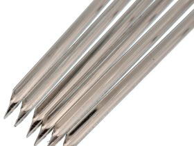 Набор из 6-ти шампуров Зверь, латунь